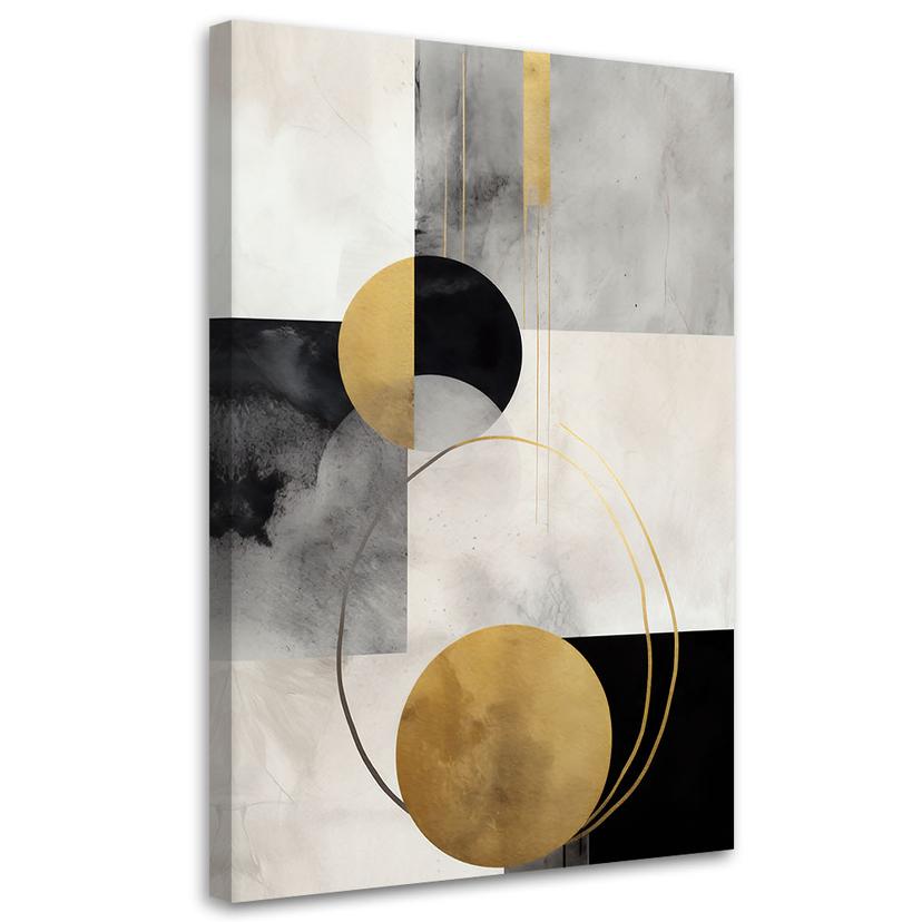 Canvasbillede, Geometrisk boho-mønster