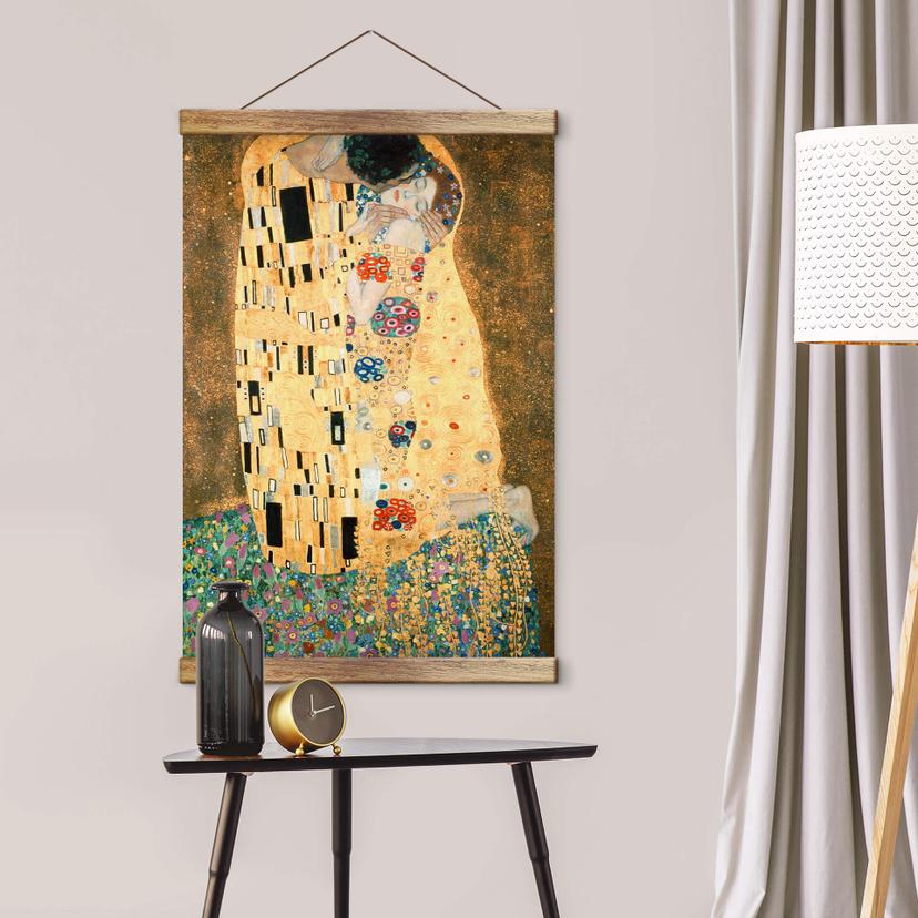 Póster de tela Klimt- El beso