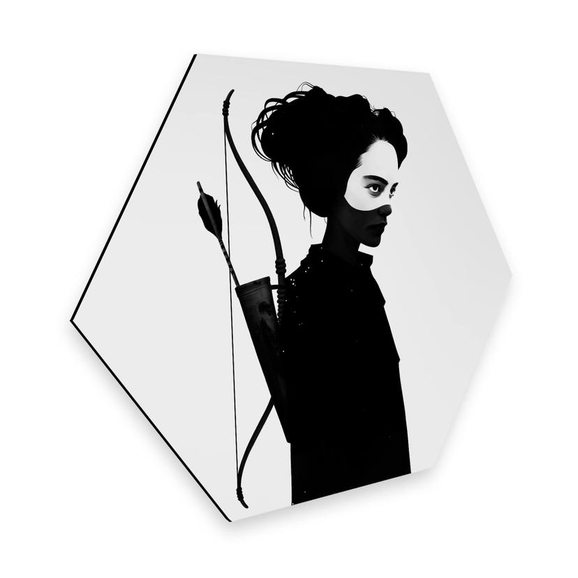 Hexagon Dibond Ireland - Four of Hearts