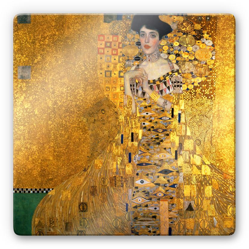 Glasbillede - Klimt - Portræt af Adele Bloch - Bauer 1