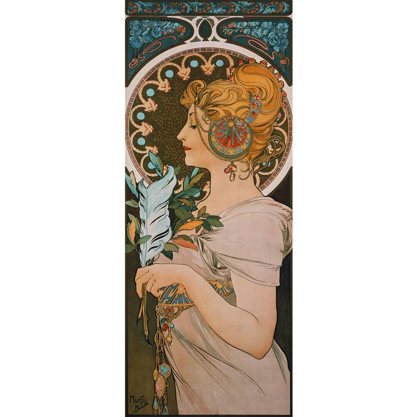 Fotomurale Mucha –Le piume