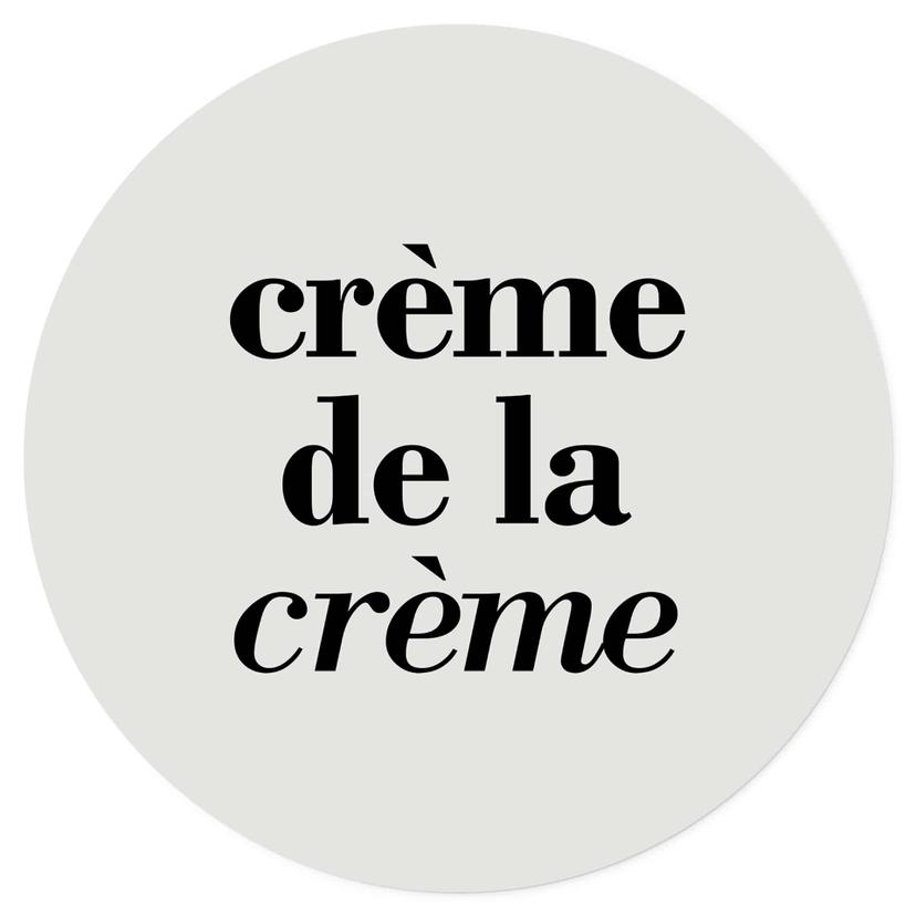 Adesivo murale Crème de la crème