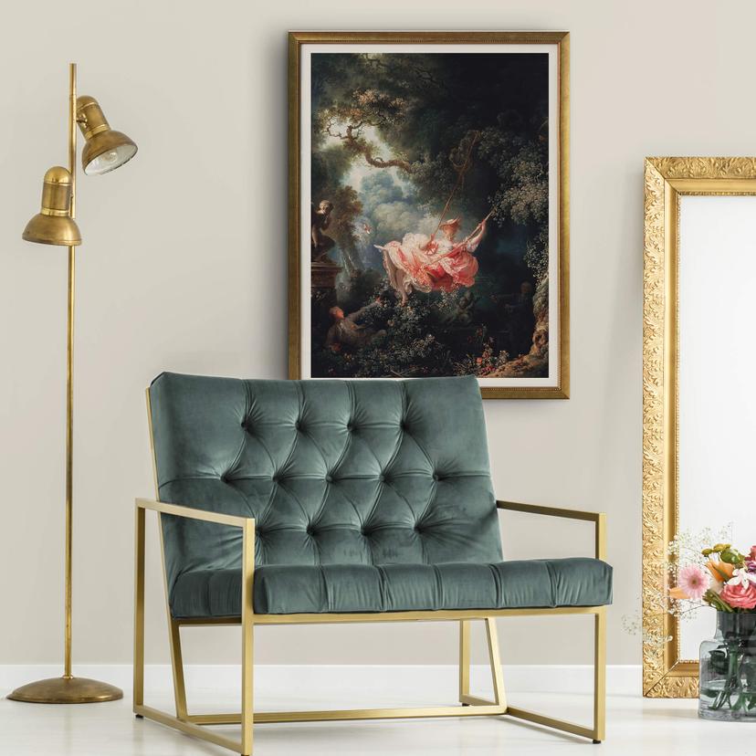 Poster Fragonard - La balançoire