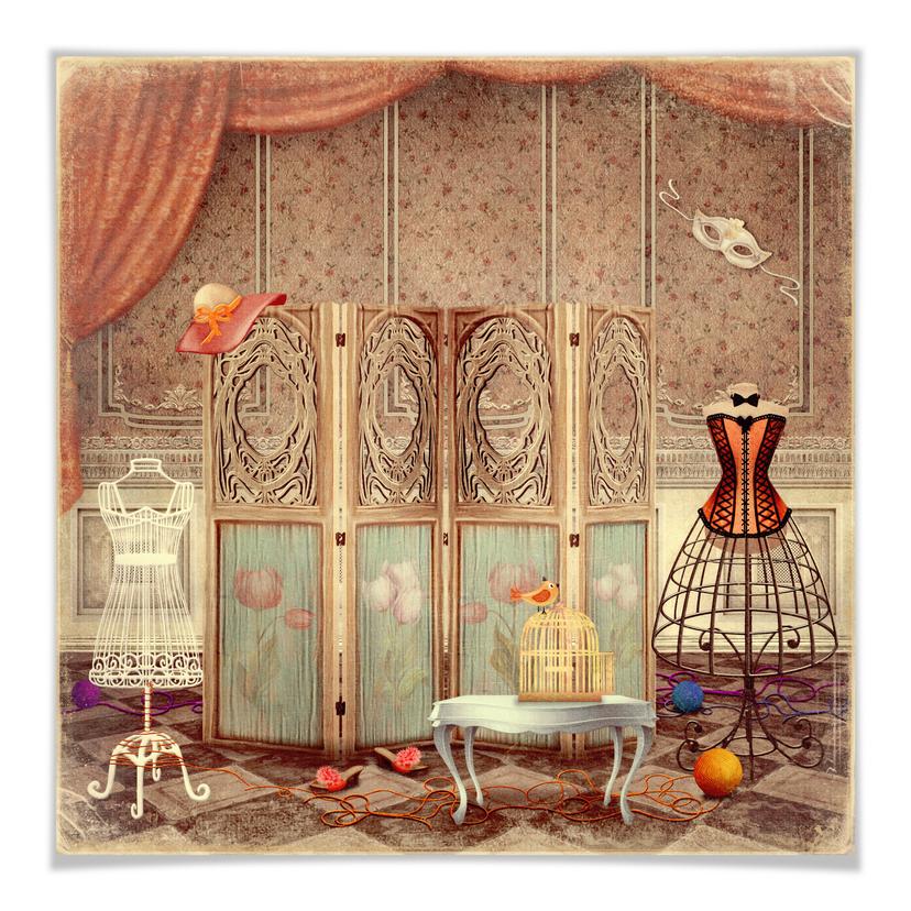 Poster - Dressing d'une princesse