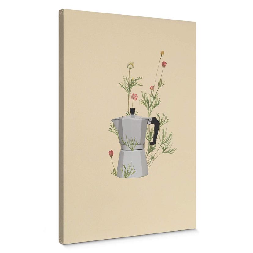 Lienzo Frida Floral Studio - Mocha Floral