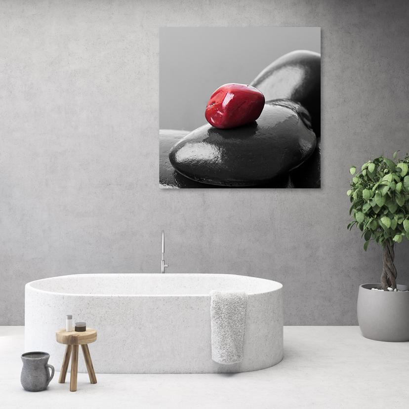 Stampe su tela, pietra rossa Zen Spa