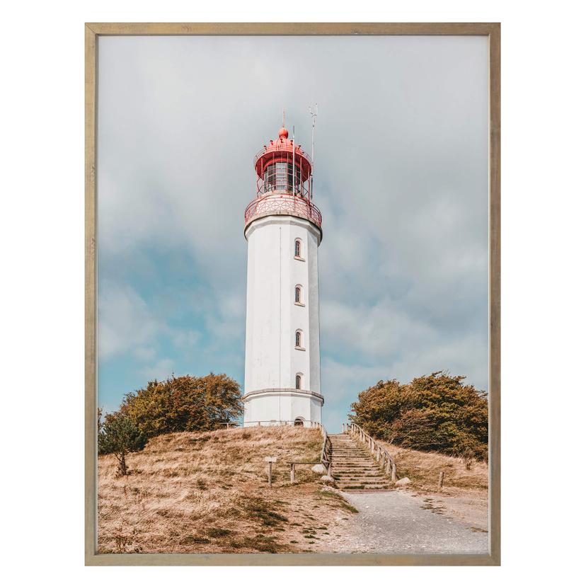 Póster del faro de Hiddensee