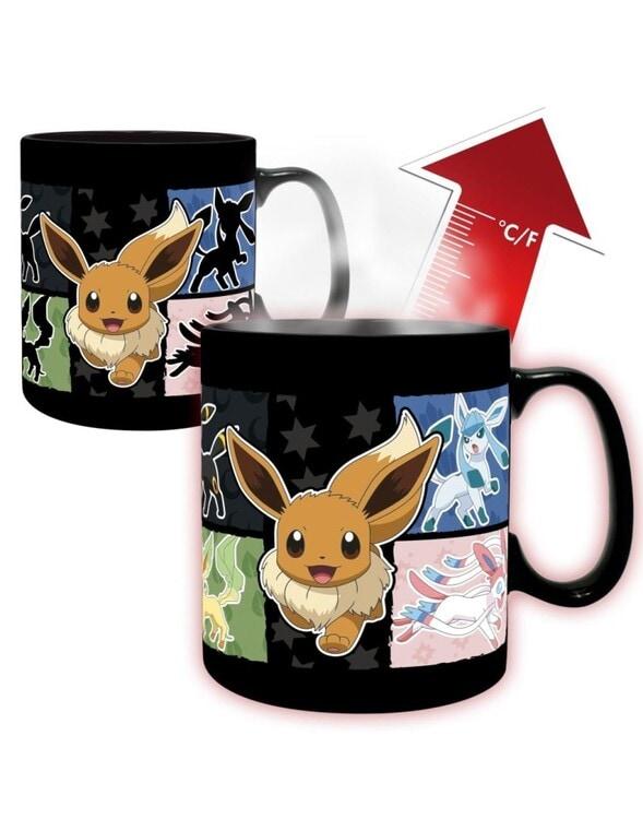 Krus, keramikkrus Pokémon - Eevee - farveskiftkrus