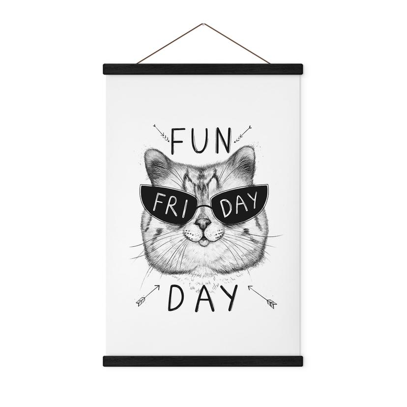 Stofbillede af kat med solbriller - Fun Friday Cat - Korenkova