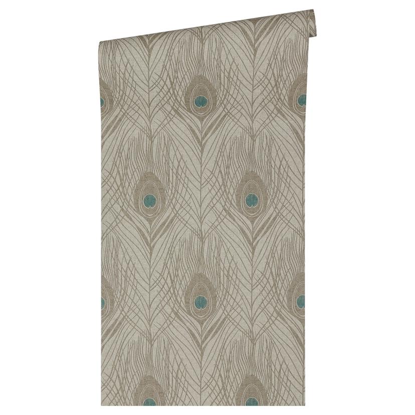 Architects Paper Papier Peint Design Absolutely Chic Graphique Marron Gris Bleu
