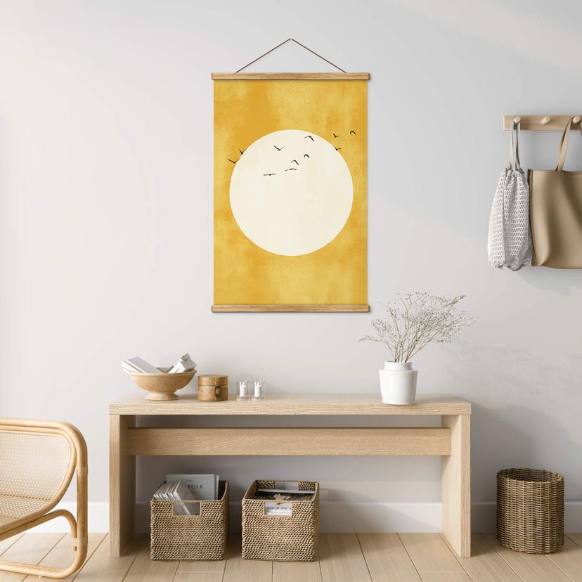 Textielposter Kubistika - Sunshine