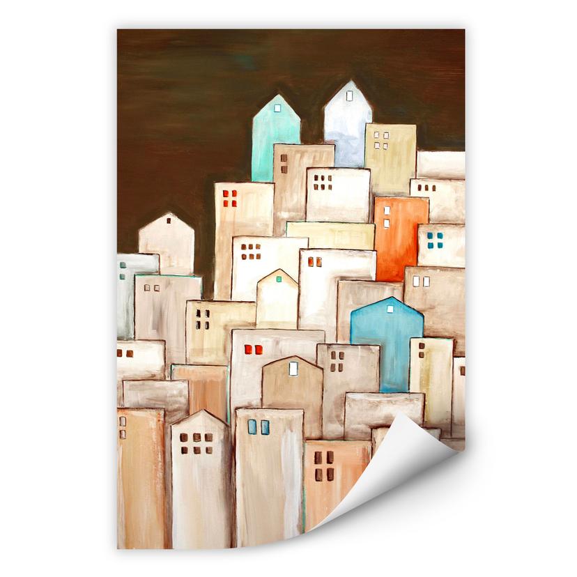Zelfklevende Poster  Melz - Big City