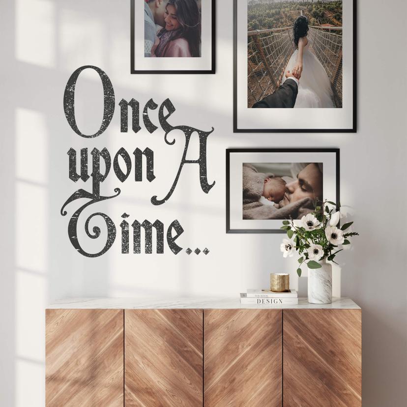 Adesivo murale Once Upon a Time
