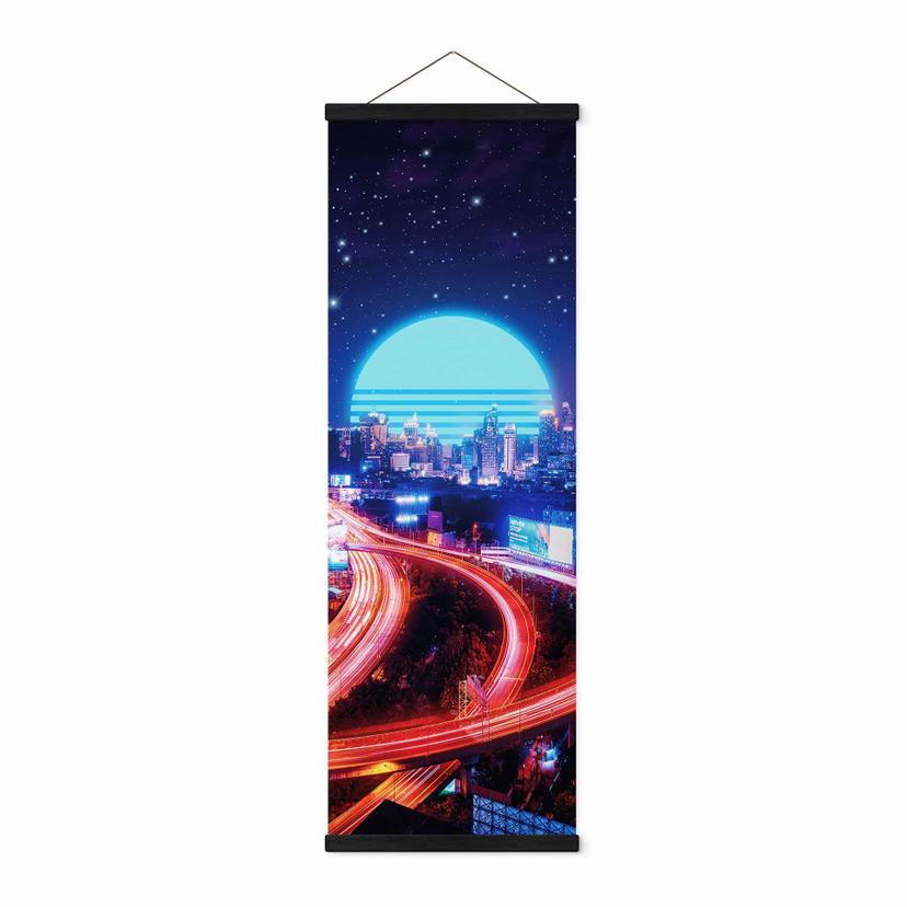 Tekstil plakat Cyber City Bangkok - Takkar - Panorama