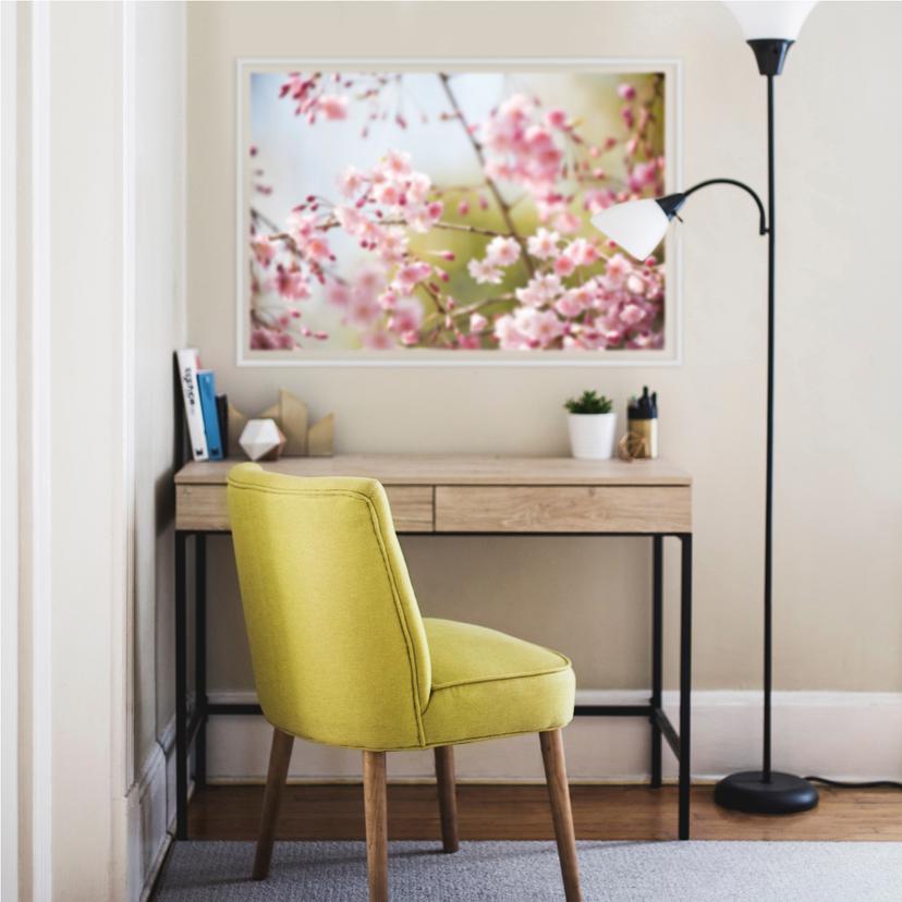 Poster autocollant - W - Fleurs de Cerisier