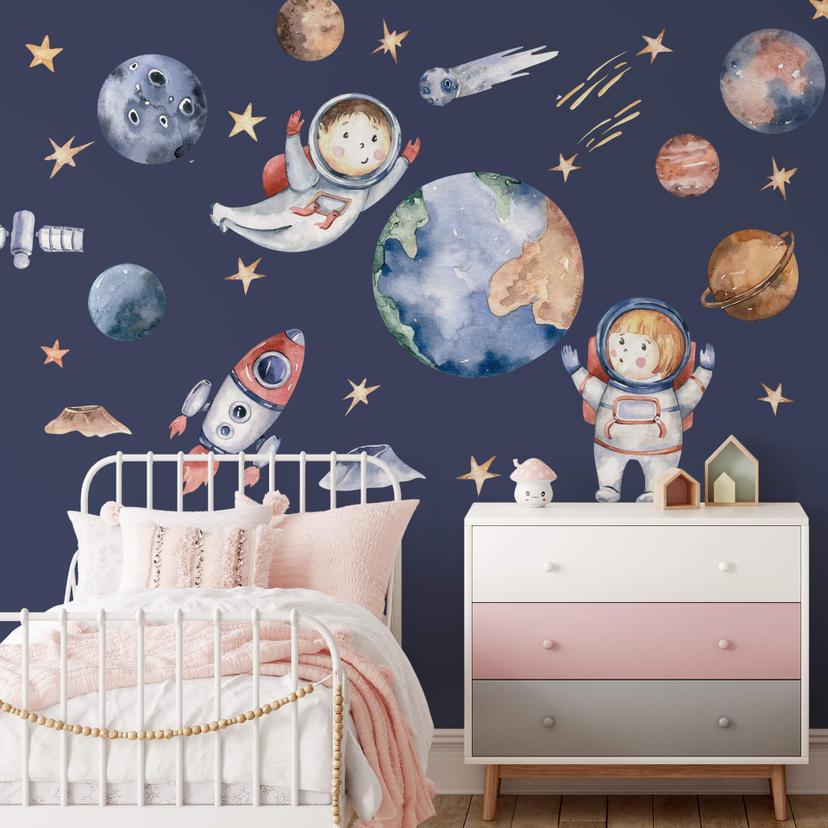Sticker mural Kvilis - Espace  (36 stickers)