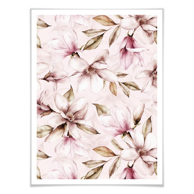 Póster Diseños ONU - Magnolia suave