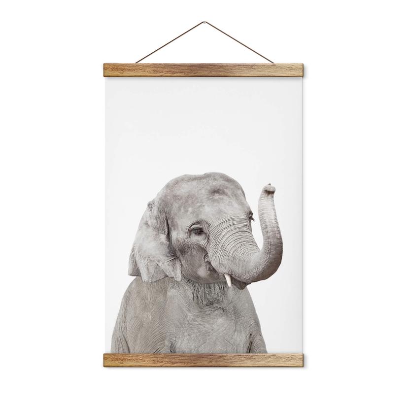 Tekstil plakat Sisi & Seb - Babyelefant