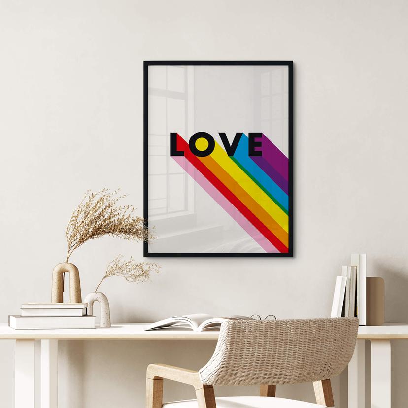 Poster LGBTQIA+ Love