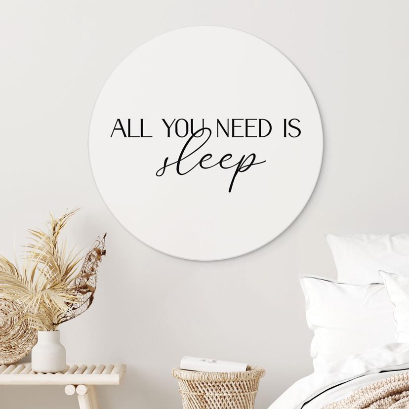Cerchio a muro All you need is sleep