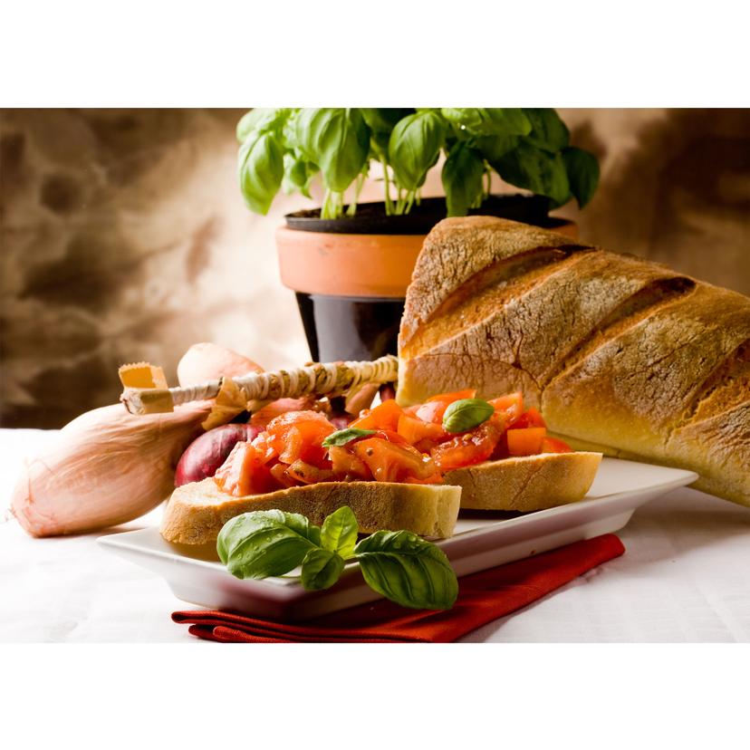 Fotomurale Bruschetta all'italiana