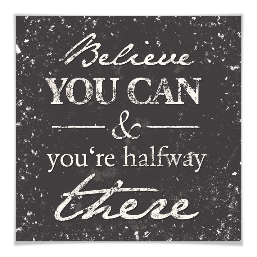 Poster - Believe you can