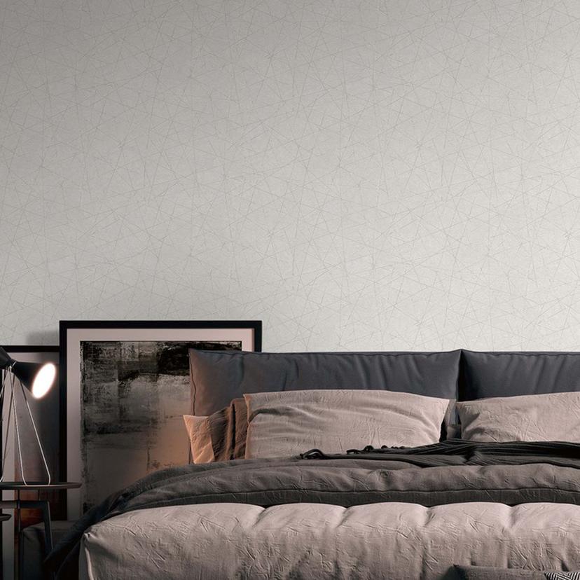 Papel pintado de textura blanca con aspecto de escayola papel pintado no tejido para salón dormitorio