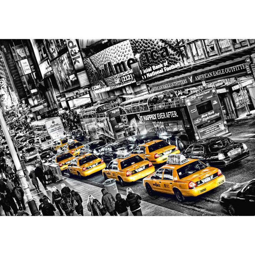 Fototapete Papiertapete New York Cabs - 366x254 cm