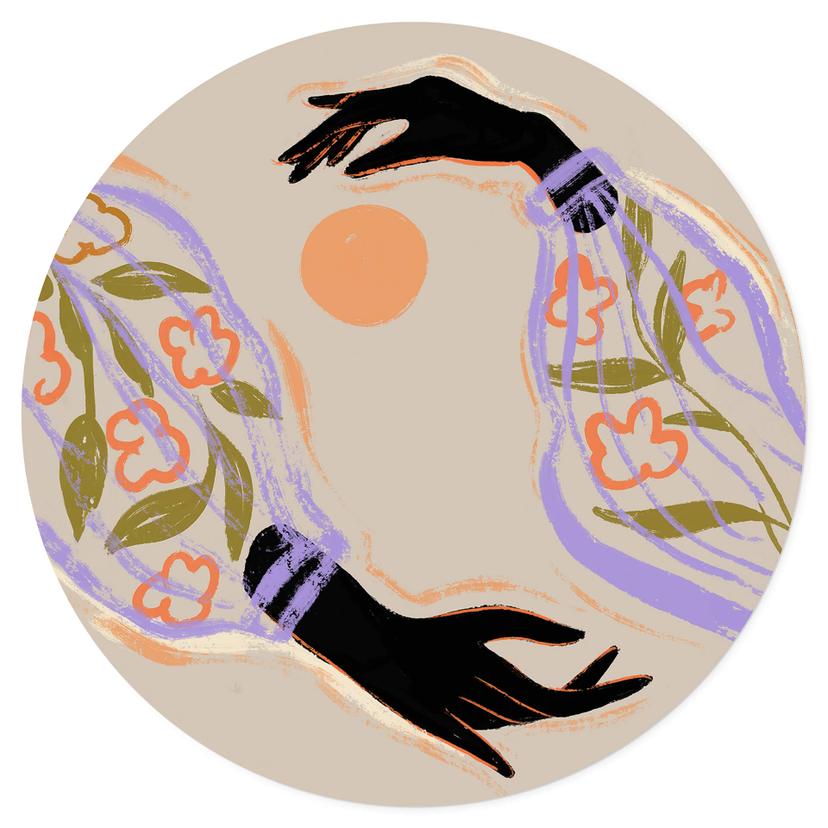 Adesivo murale Arty Guava - Hugging the Sun