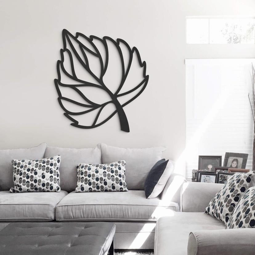 MDF - Decoración en madera - Hoja de abedul curvada