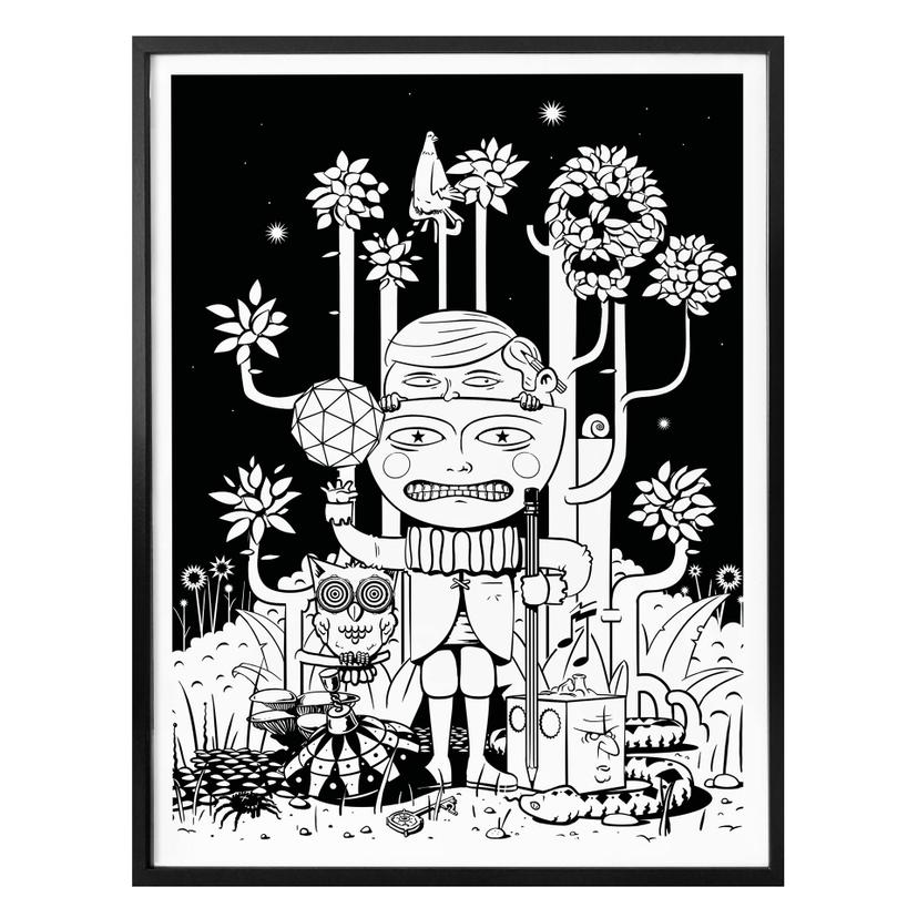 Póster Drawstore - En el bosque