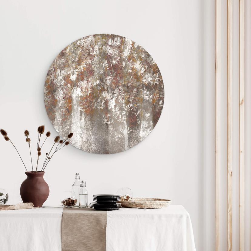 Tableau sur alu-Dibond Talen - Magnolias - Rond