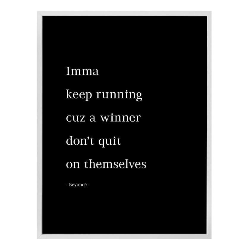 Poster Keep running...