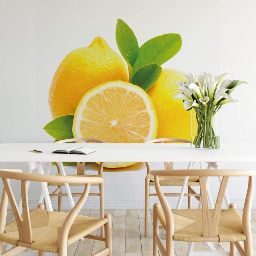 Fototapet Lemons - 240x260 cm