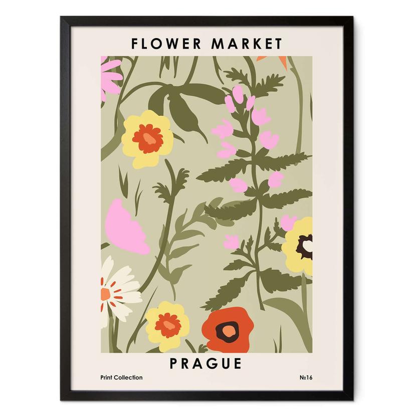 Poster NKTN - Marché aux fleurs - Prague