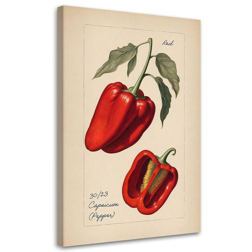 Canvasbillede, Grøntsagshøst Paprika