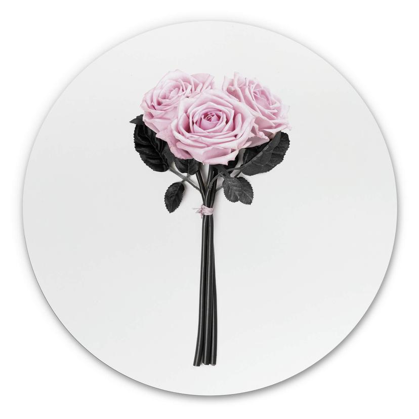 Wandcirkel Kubistika - Beautiful Roses