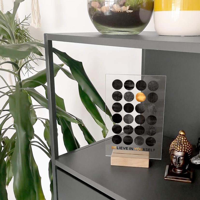 Decoro acrilico + supporto Fredriksson - Believe