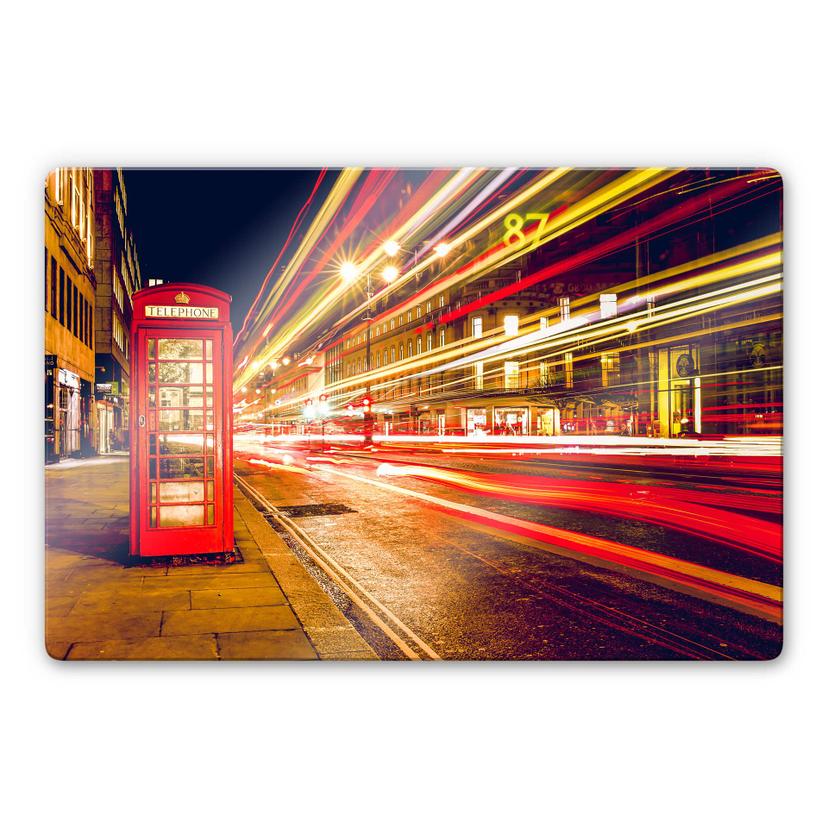 Tableau en verre - London City Lights