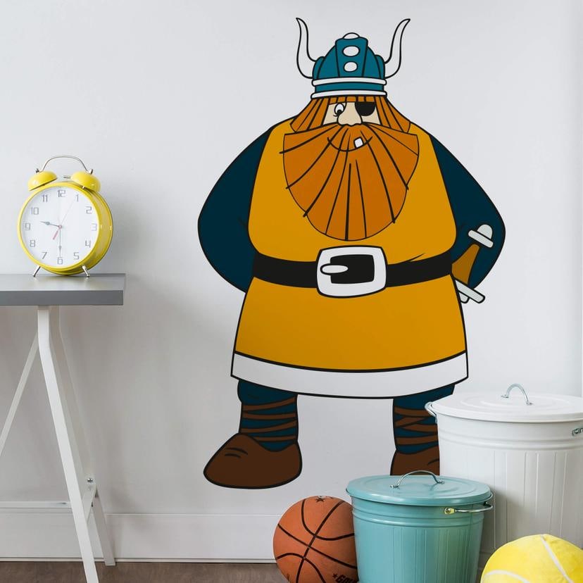 Muursticker Wickie de Viking - Halvar 3