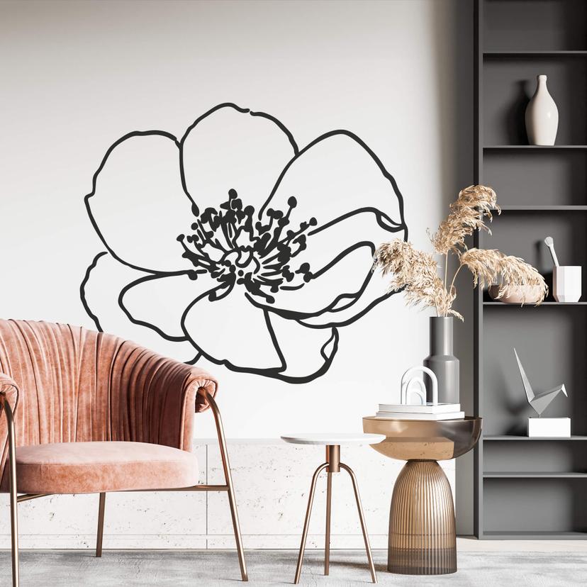 Sticker mural - Splendeur florale 02