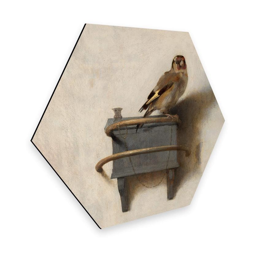 Hexagone - Alu-Dibond Fabritius - Le chardonneret
