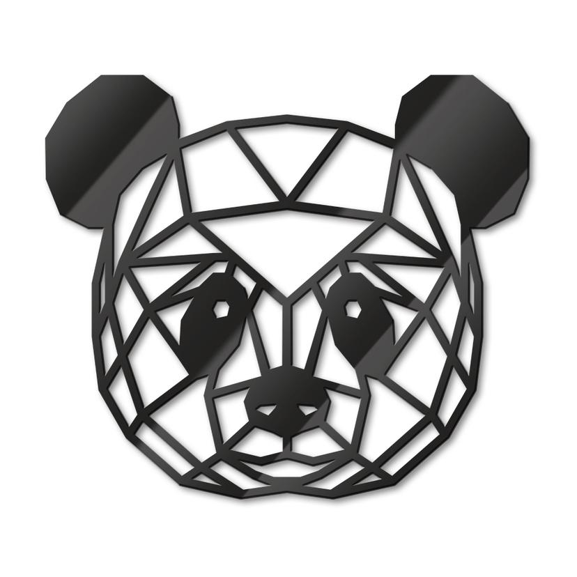 Decoro in acrilico origami - Panda