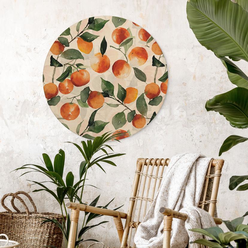 Stampa su legno Mandarini fruttati - UN Designs