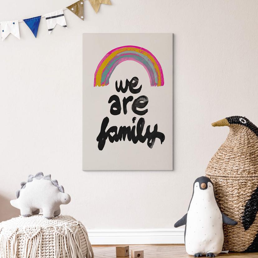 Stampa su tela Treechild - We are Family