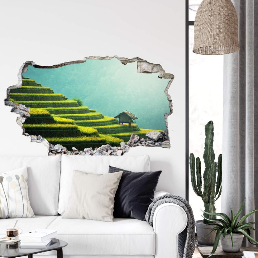 3D Wallsticker risterrasser