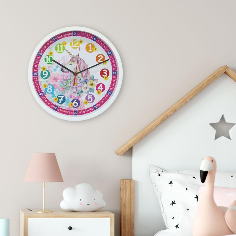 Orologio Unicorno - tondo Ø30 cm