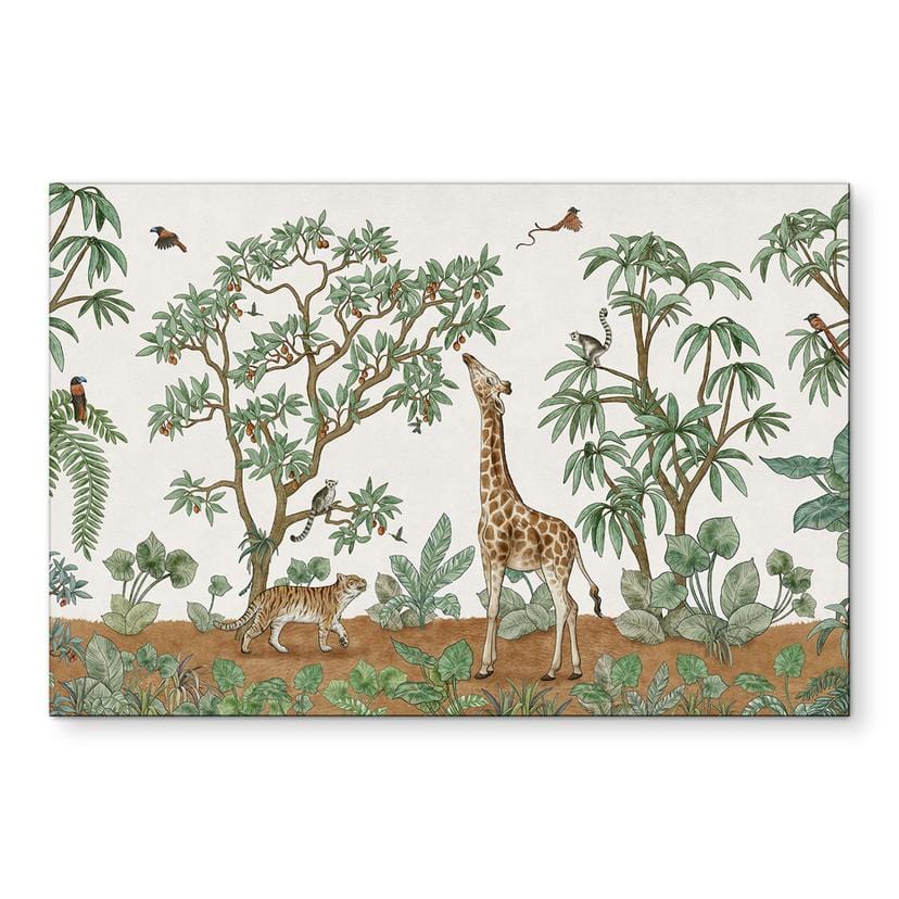 Tableaux Cachés Animaux de la Jungle - Kikki Belle - Alu-Dibond