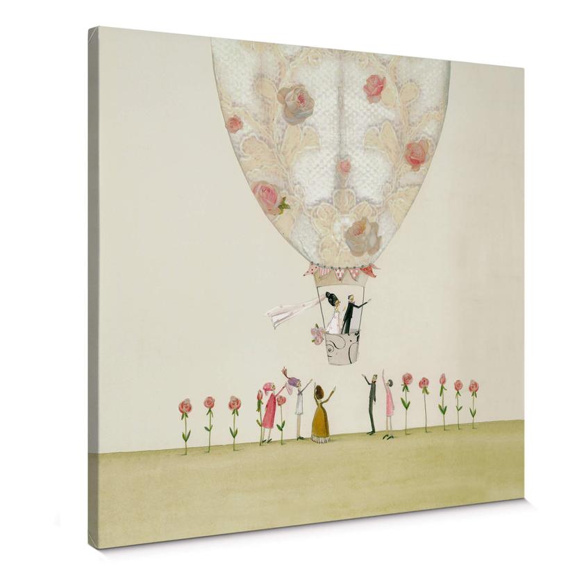 Lienzo Leffler - Globo de boda