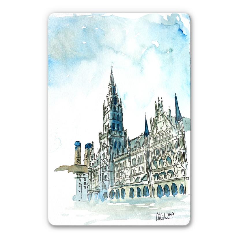 Glasschilderijen Bleichner - Stadhuis in München